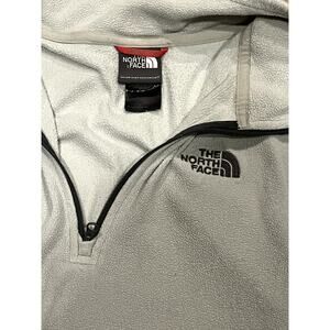 The North Face Gray 1/4 Zip Fleece Pullover Men's Sweater Outdoor Hiking